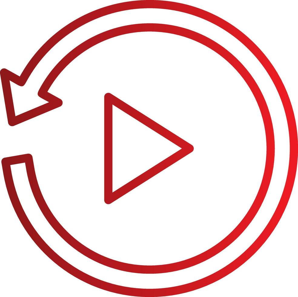 Replay Vector Icon