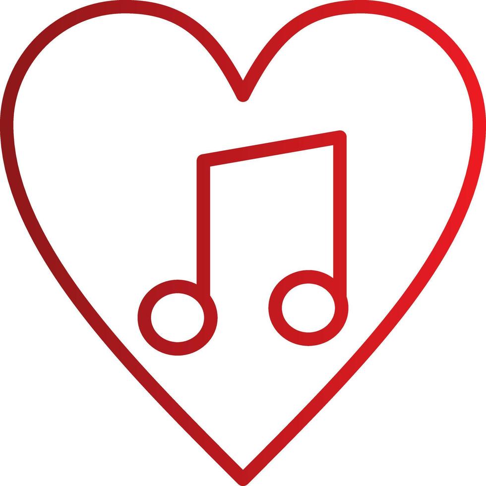 Favourite Music Vector Icon