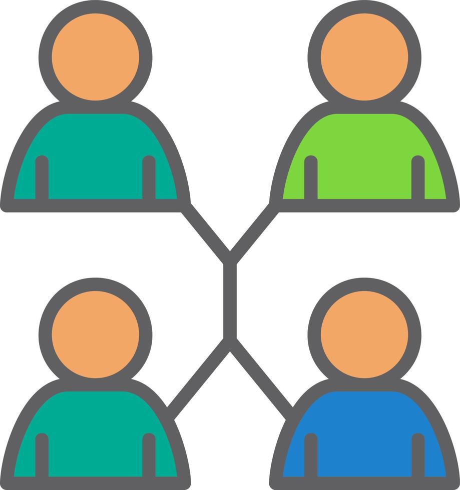 People Connection Vector Icon