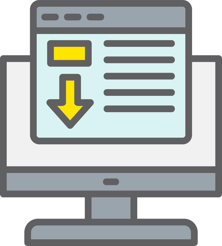 Landing Page Vector Icon