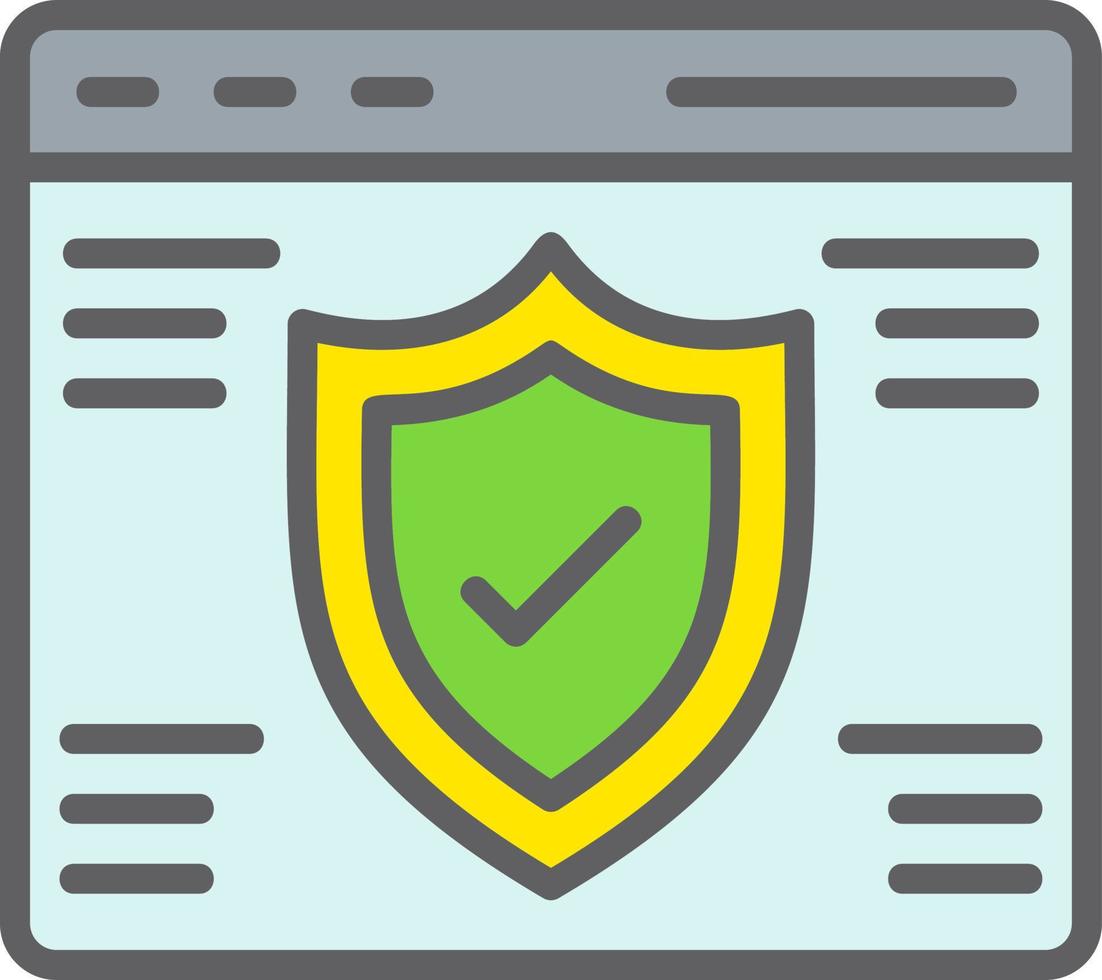 Internet Security Vector Icon