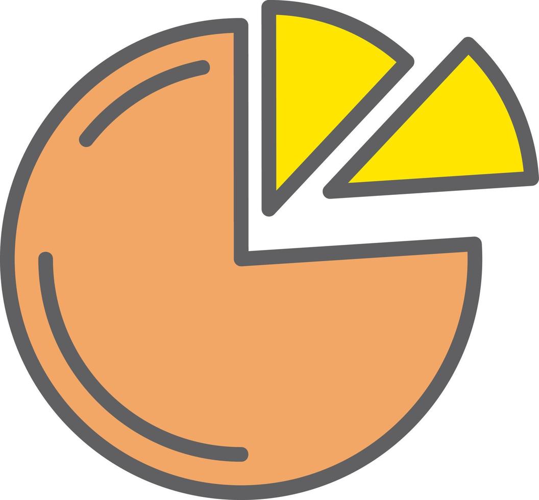 Pie Chart Vector Icon