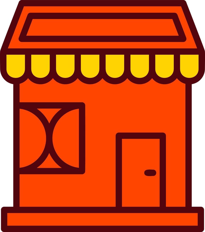 icono de vector de tienda