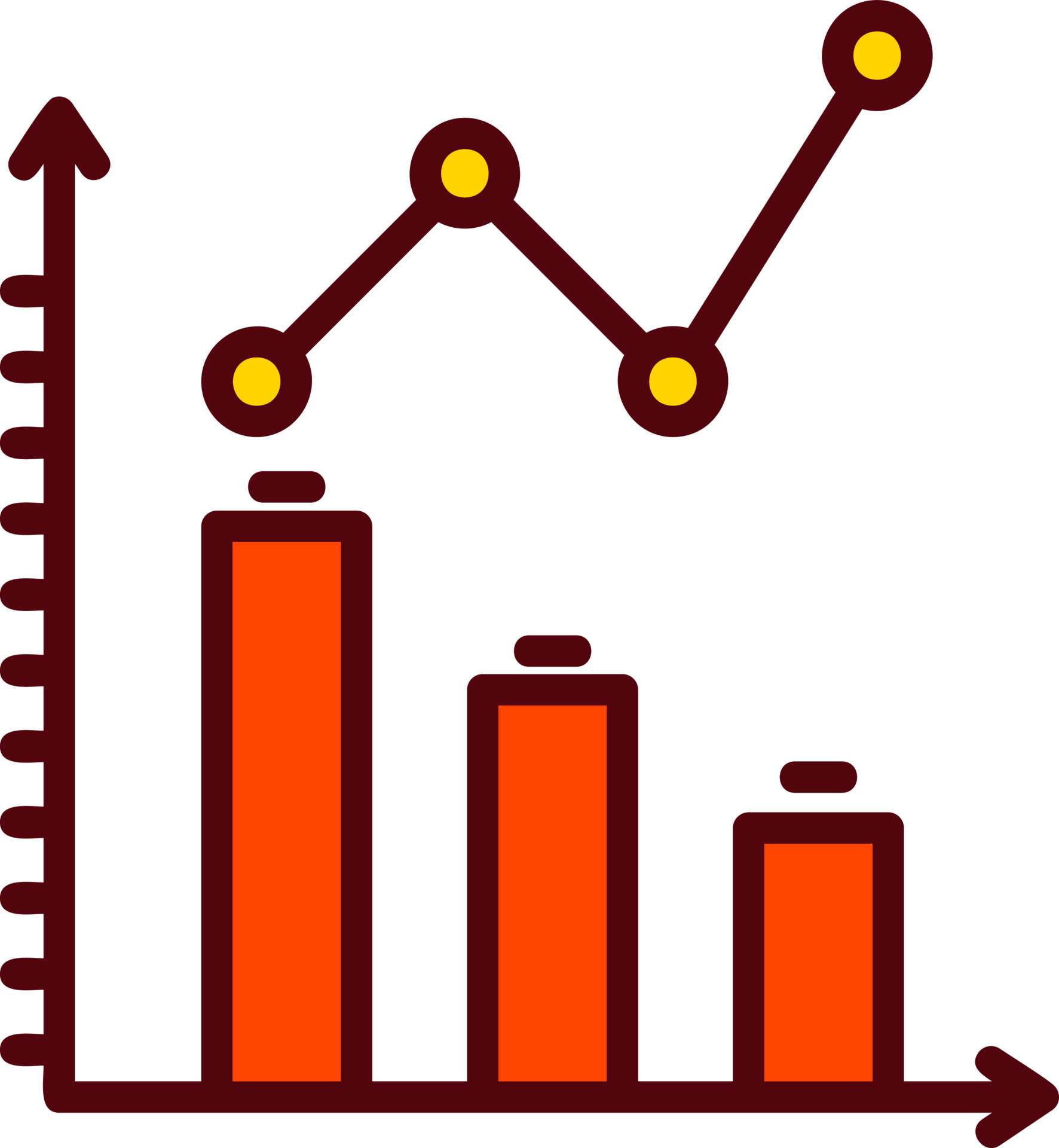 Graph Vector Icon 16812686 Vector Art At Vecteezy Graph Vector Icon 16812686 Vector Art At Vecteezy
