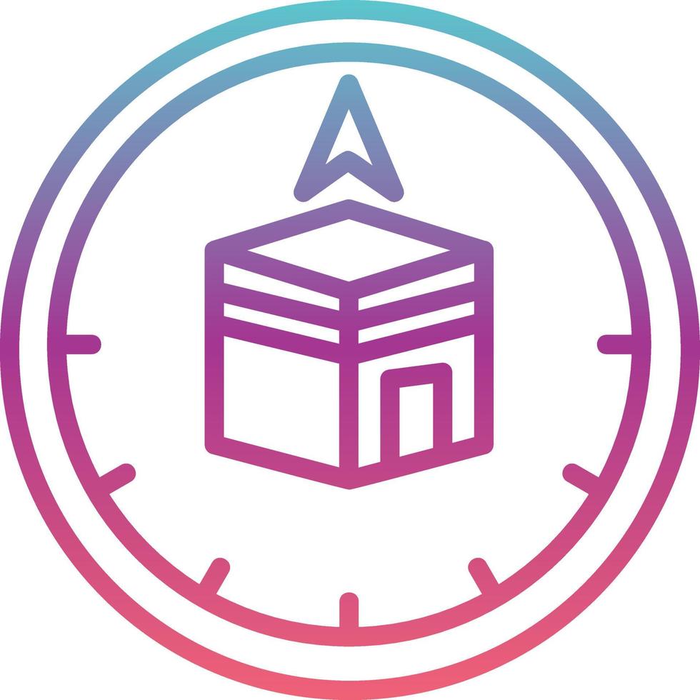 Qibla Vector Icon