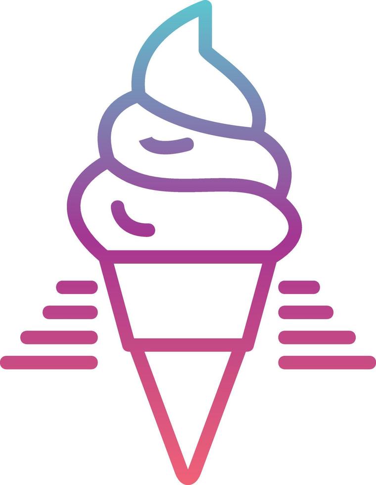 icono de vector de helado