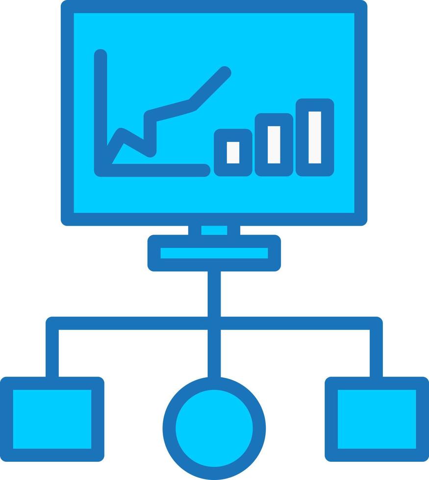 icono de vector de diagrama de flujo