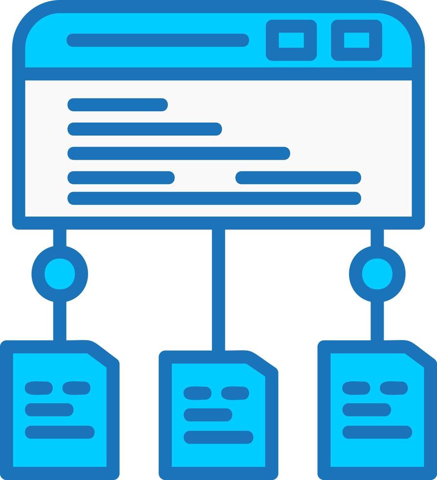 Data Flow Vector Icon