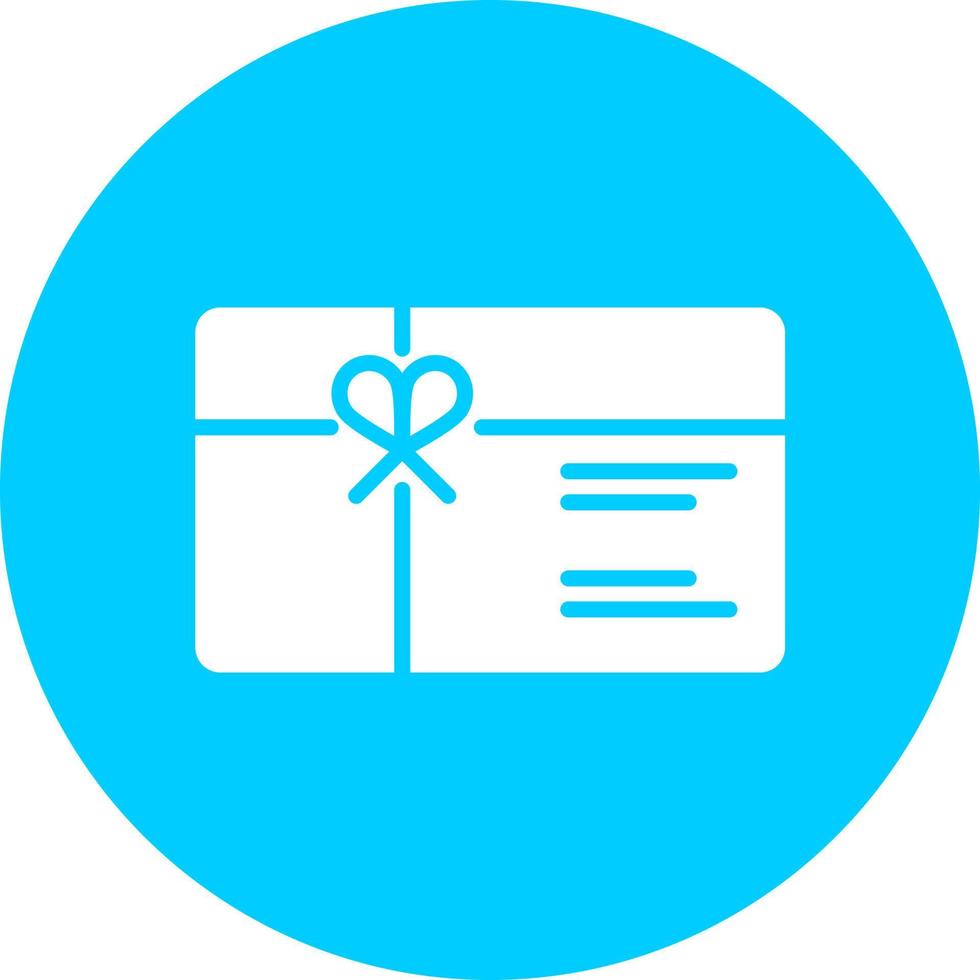 Gift Card Vector Icon