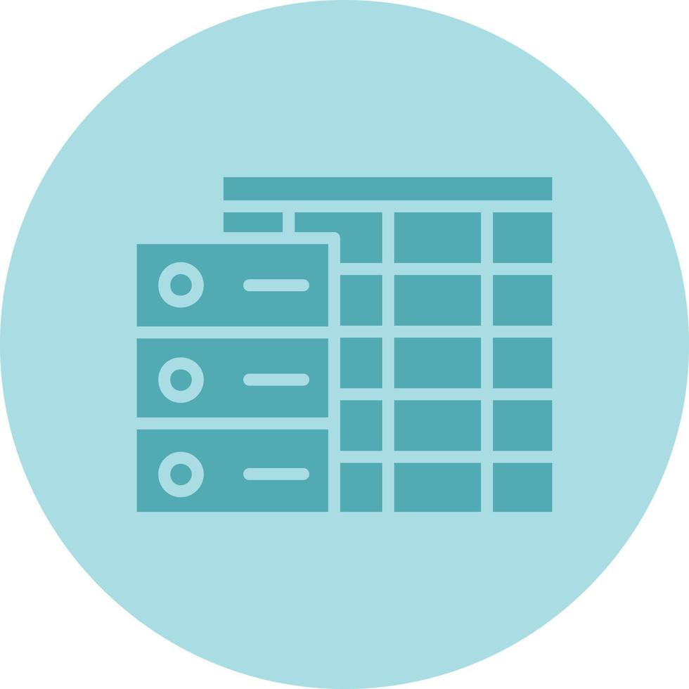 Data Table Vector Icon