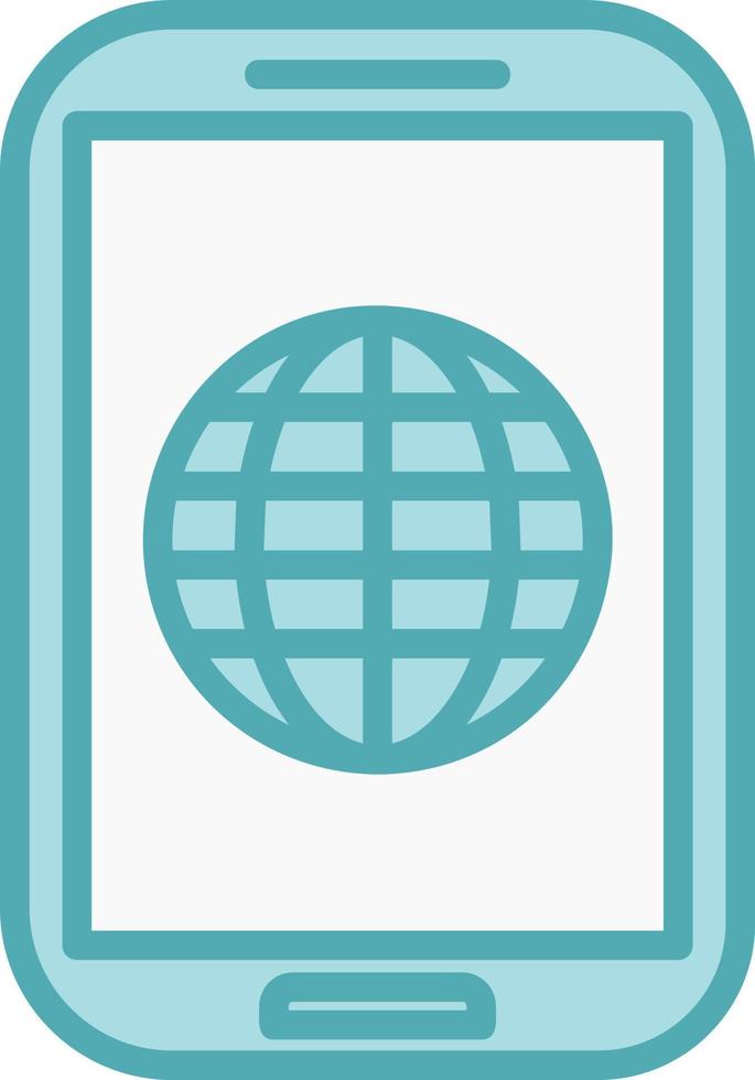 Mobile  Internet Vector Icon
