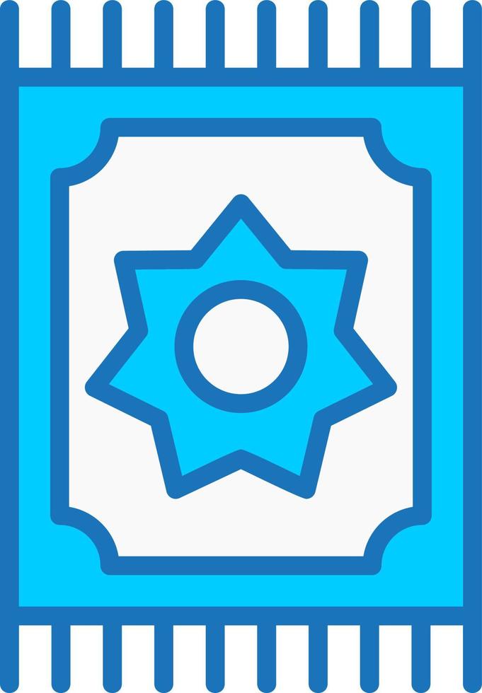 Prayer Mat Vector Icon