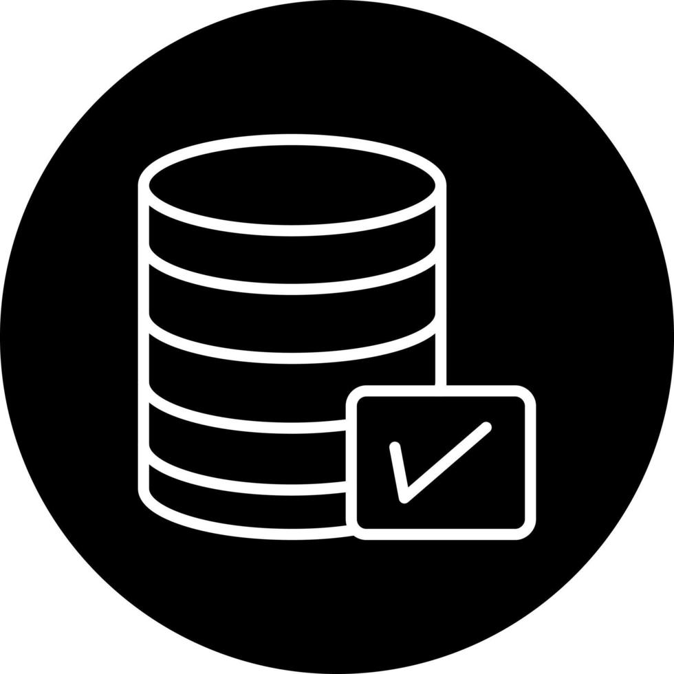 icono de vector de base de datos