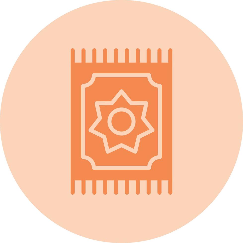 Prayer Mat Vector Icon