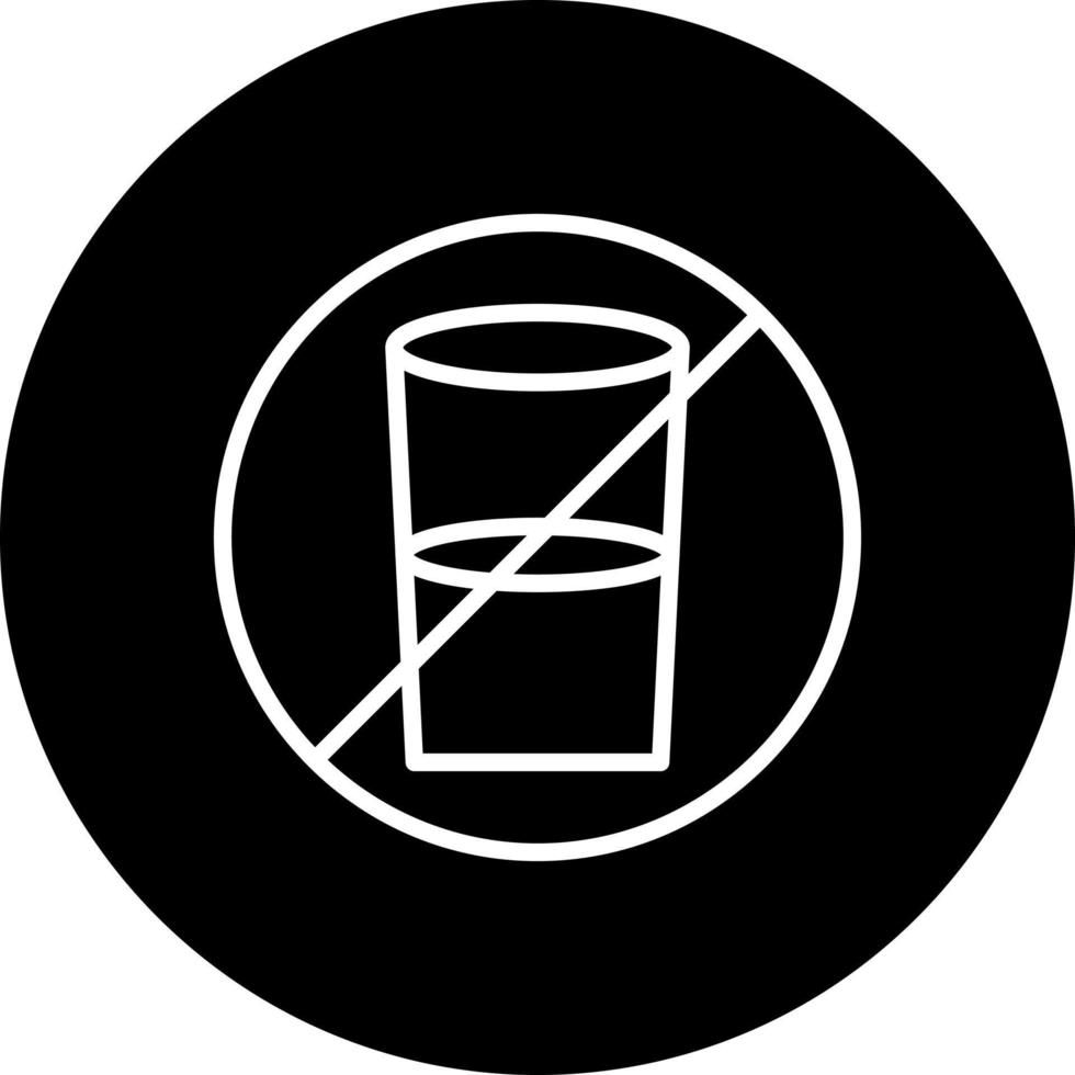 No drink Vector Icon