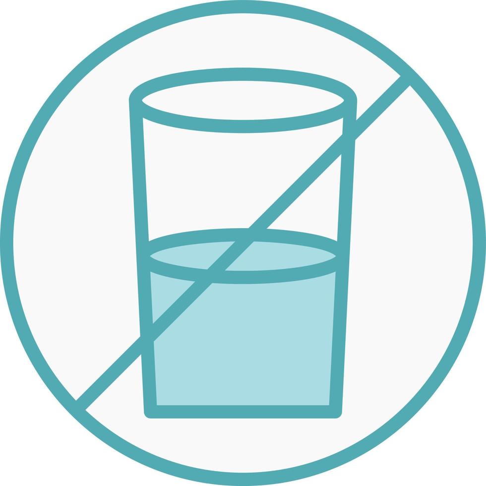 No drink Vector Icon