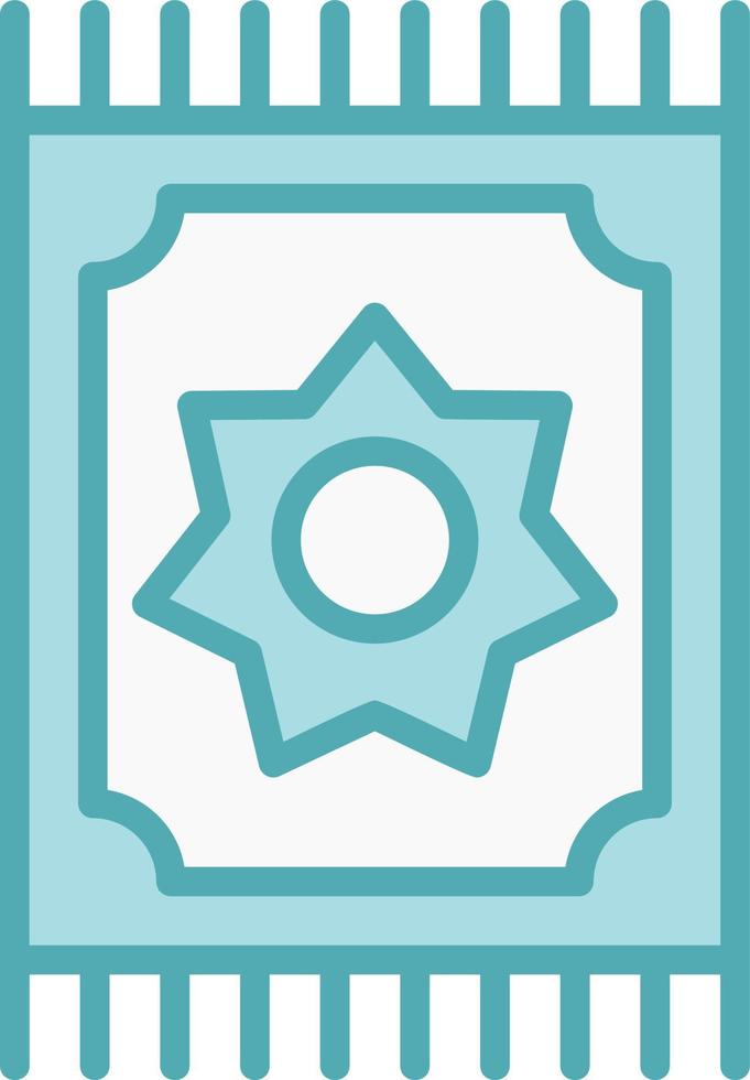 Prayer Mat Vector Icon