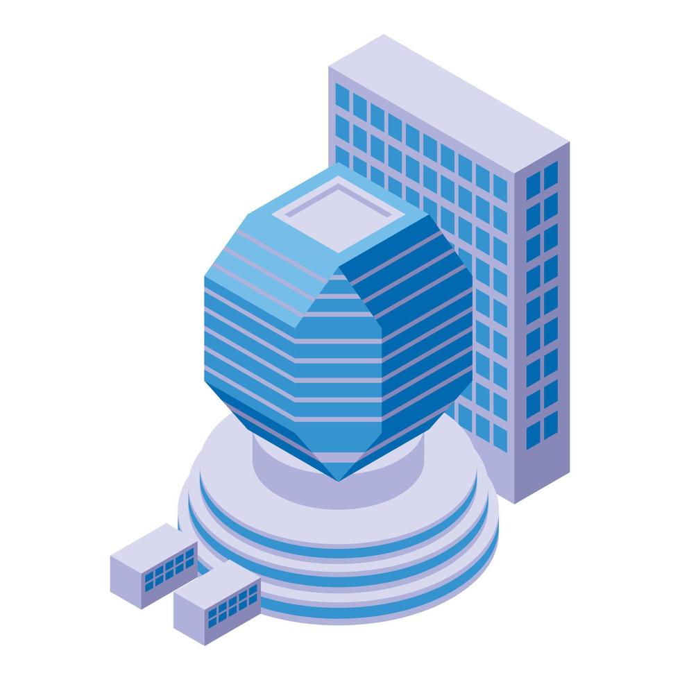 Belarus modern building icon isometric vector. Country travel vector