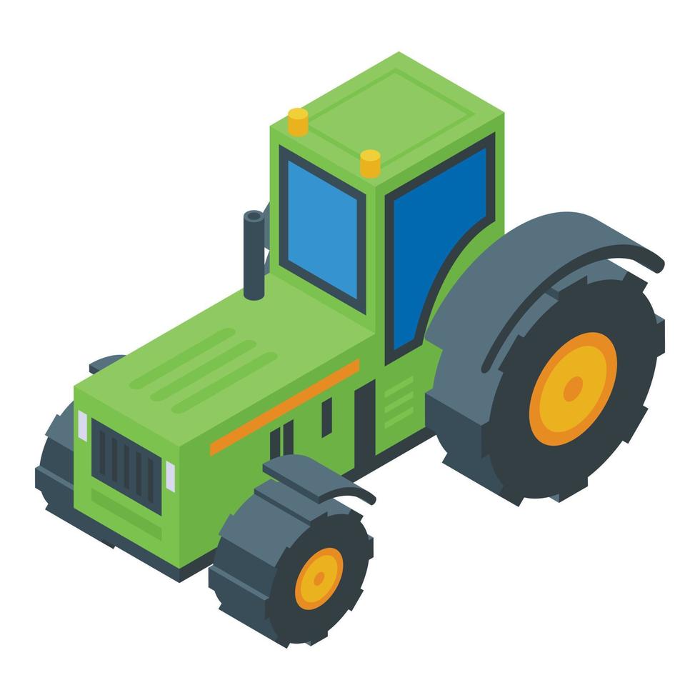 Belarus tractor icon isometric vector. Republic revolution vector