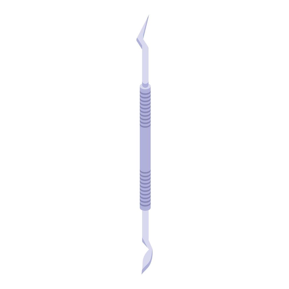 vector isométrico del icono de la herramienta de dientes limpios. cuidado dental