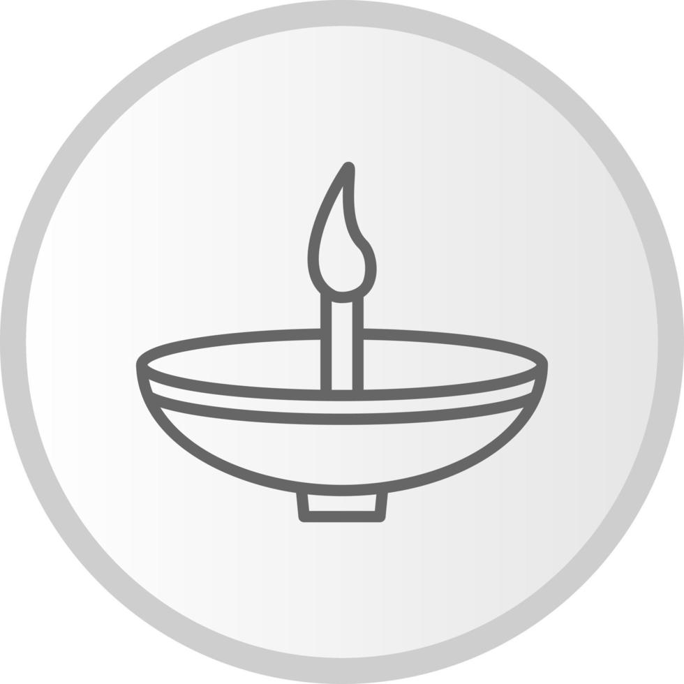 Oil Lamp Vector Icon