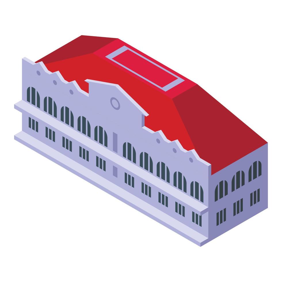 Building city icon isometric vector. Travel landmark vector