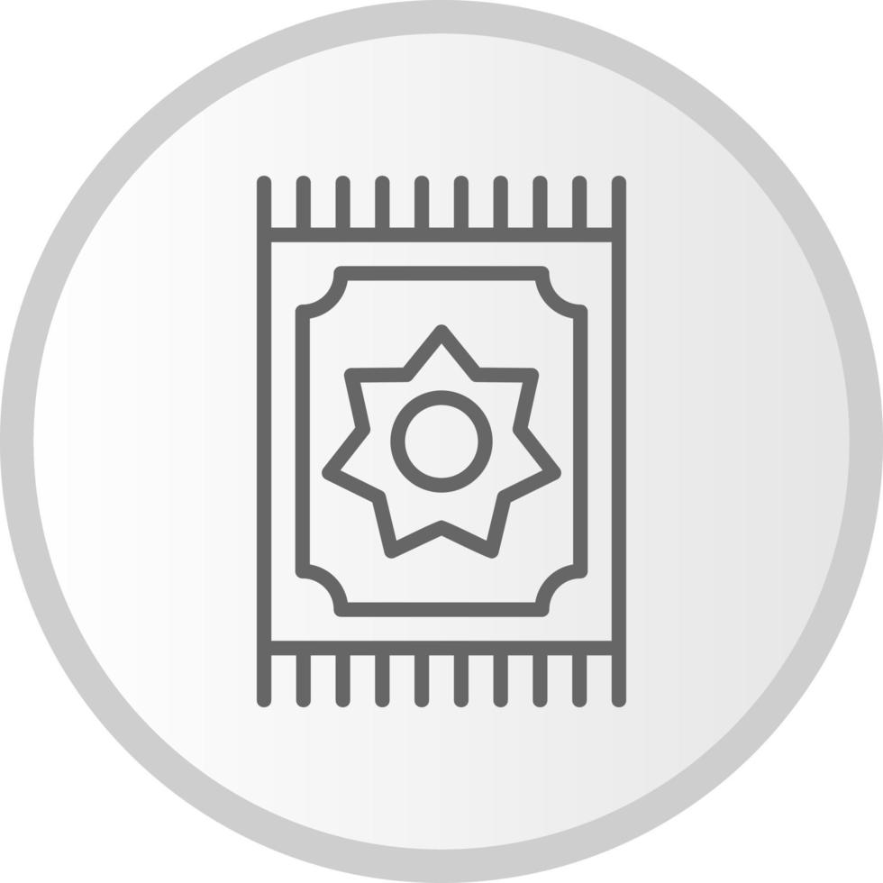 Prayer Mat Vector Icon