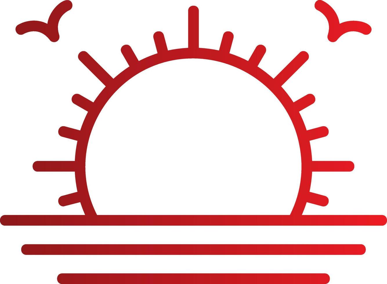 Sunrise Vector Icon