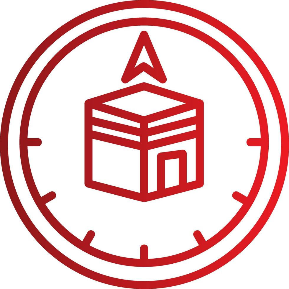Qibla Vector Icon