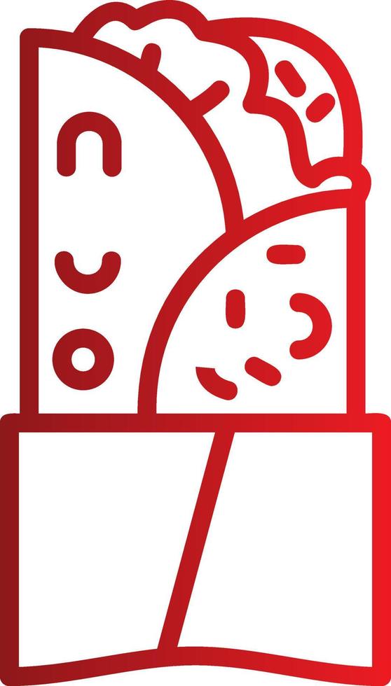 Doner Kebab Vector Icon