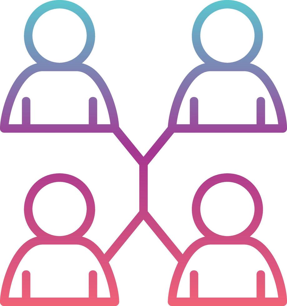 People Connection Vector Icon