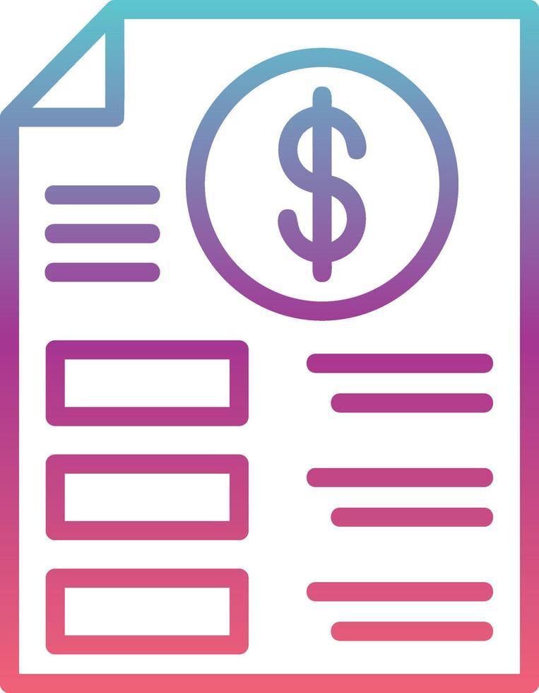 Invoice Vector Icon
