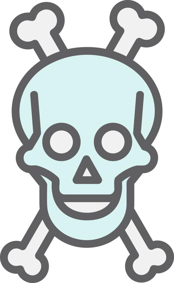 Skull And Bones Vector Icon