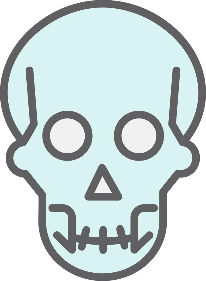 icono de vector de calavera