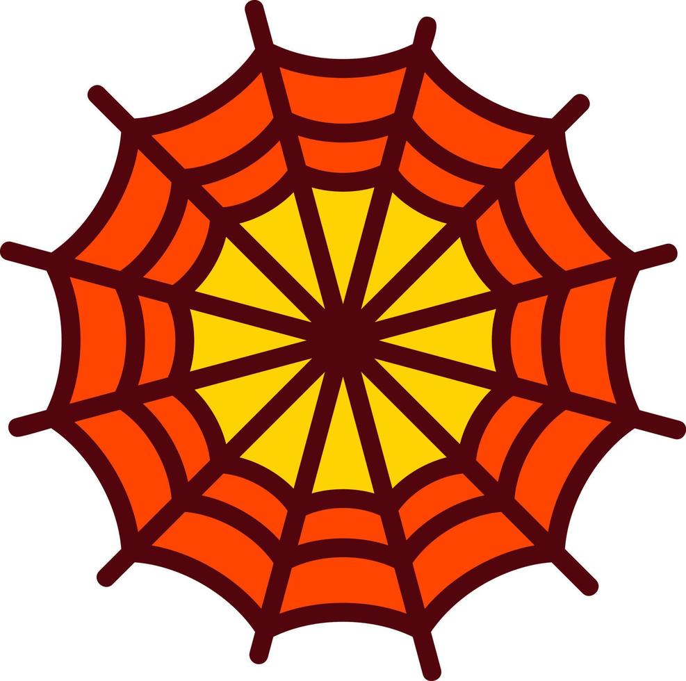 Spider Web Vector Icon
