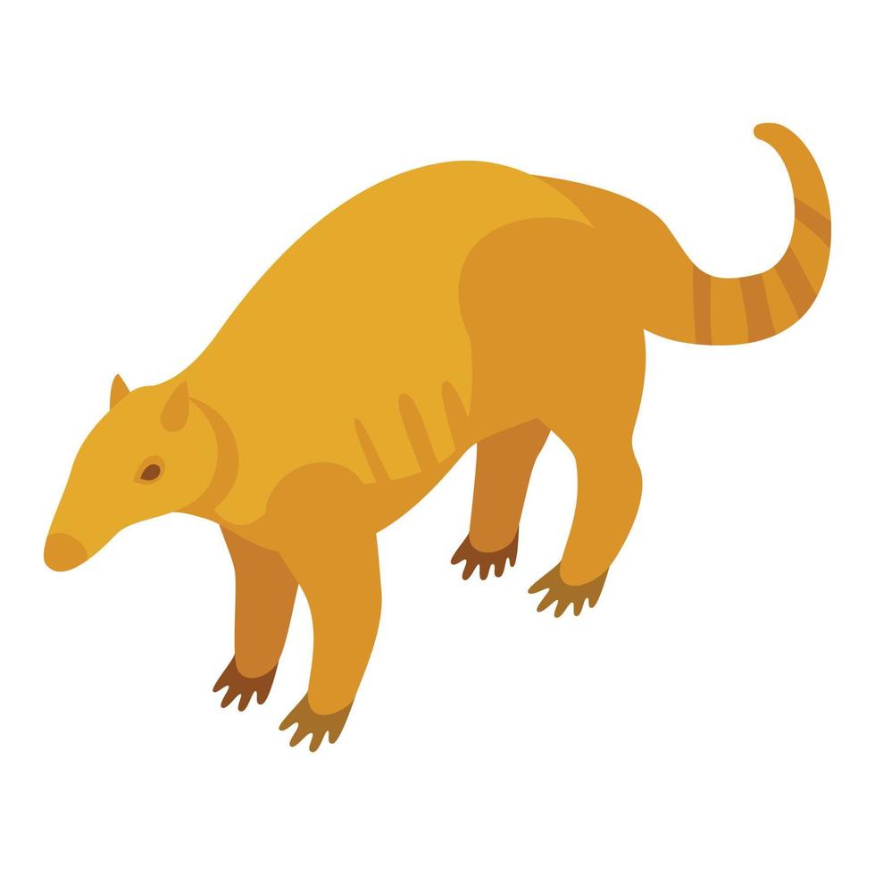 Desert anteater icon isometric vector. South australia vector