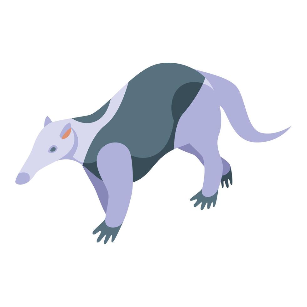 Australia anteater icon isometric vector. Giant baby vector