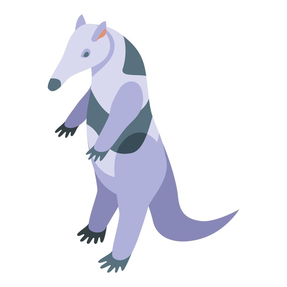 Anteater baby icon isometric vector. Australia giant vector