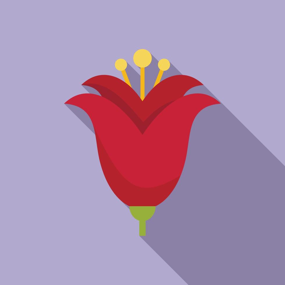 Pollen allergy icon flat vector. Nose spring vector