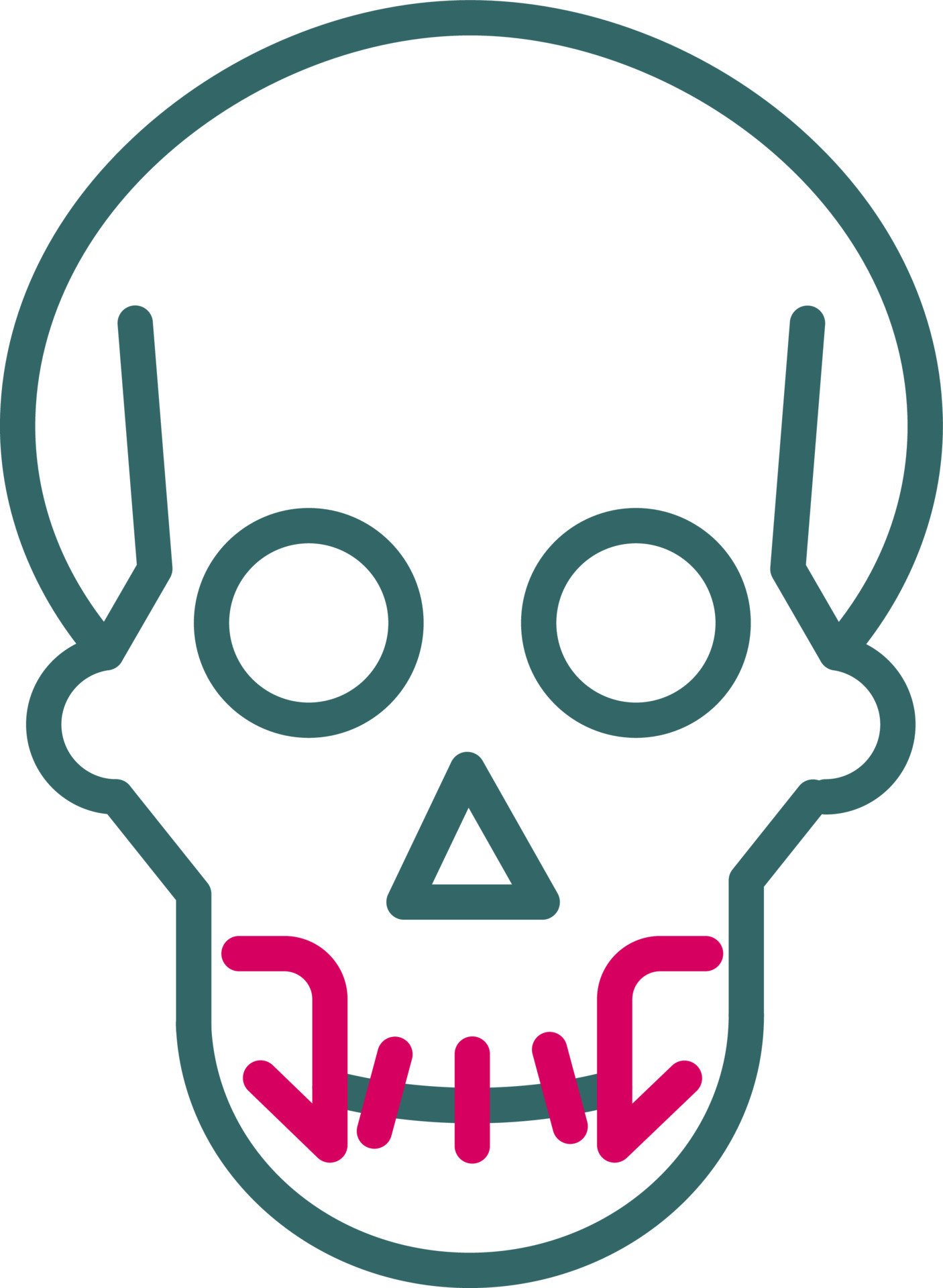 Skull Vector Icon 16816682 Vector Art at Vecteezy