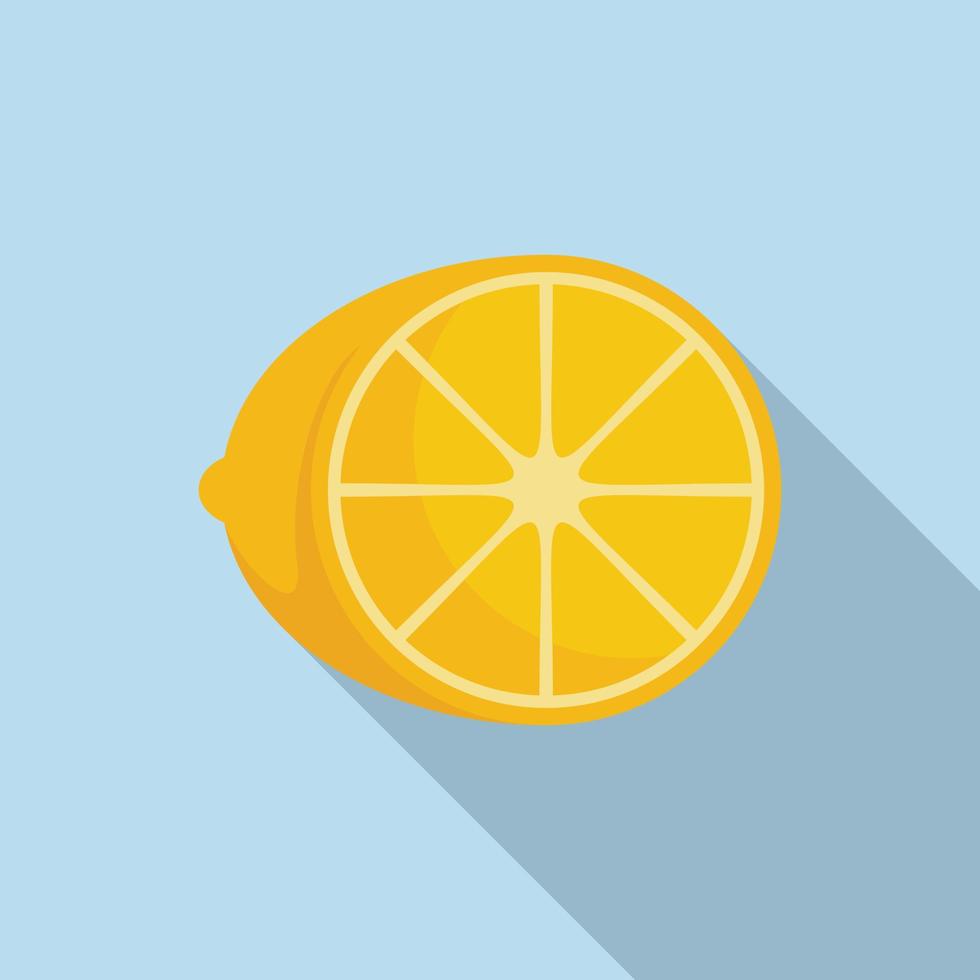 Lemon allergy icon flat vector. Spring pollen vector