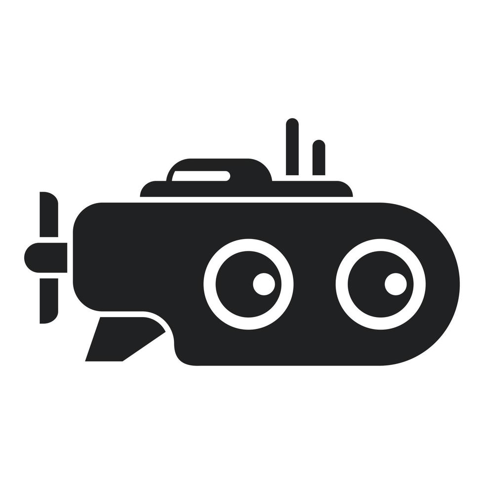 Periscope submarine icon simple vector. Underwater boat vector