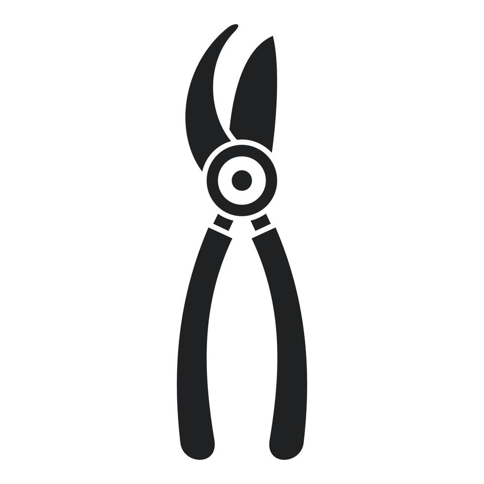 Sharp secateur icon simple vector. Work blade vector