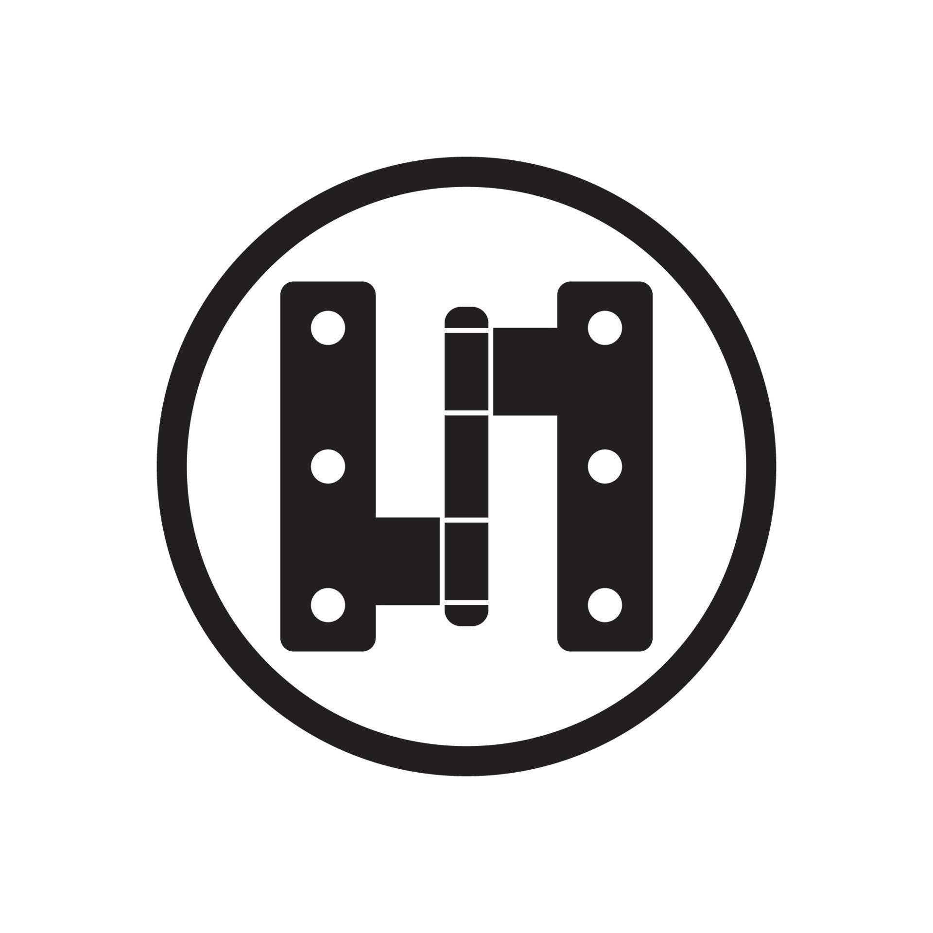 Door hinge icon design template. Trendy style, vector illustration 16817506 Vector Art at Vecteezy