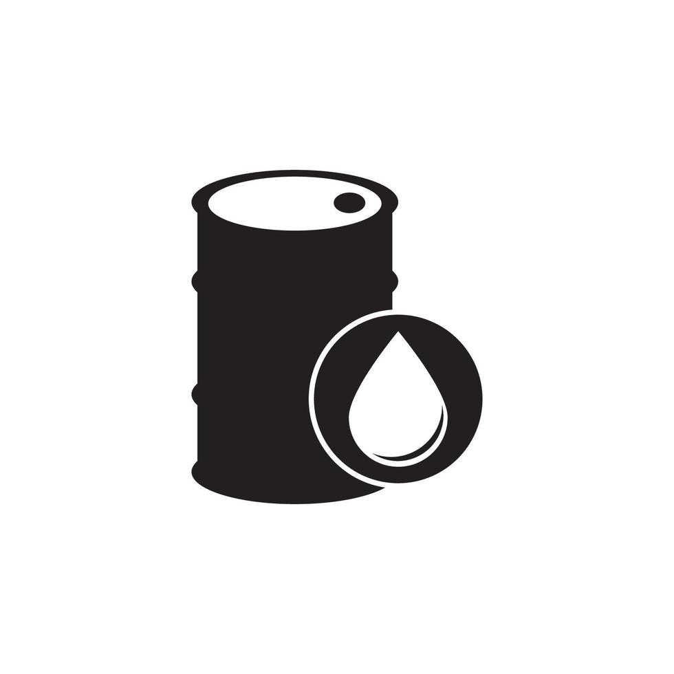 icono de bote de aceite, vector de iconos de gasolina. ilustración simple de iconos de vector de icono de iconos de vector de aceite de bote de aceite para iconos de vector de reabastecimiento de combustible web
