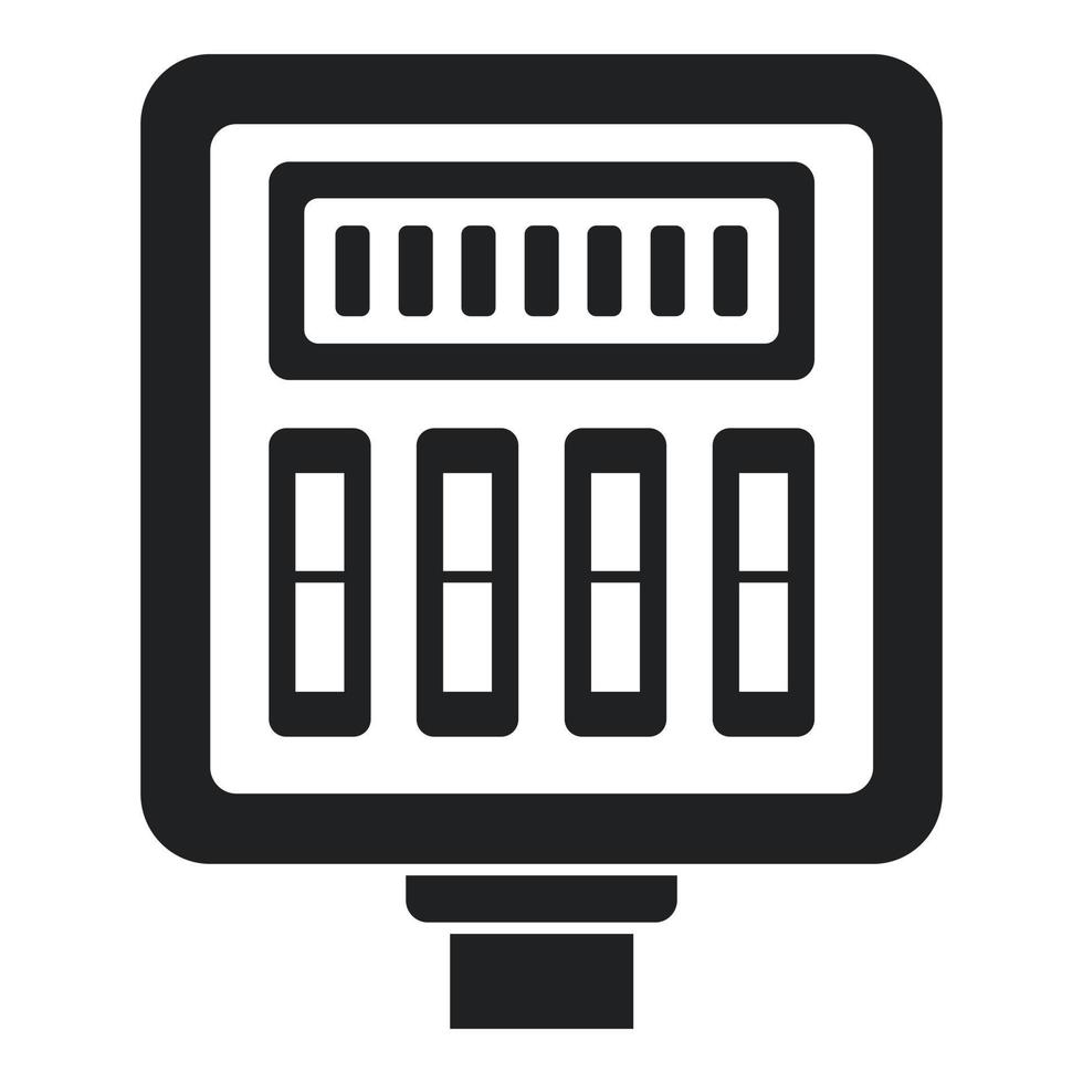 Switch junction box icon simple vector. Electric power vector