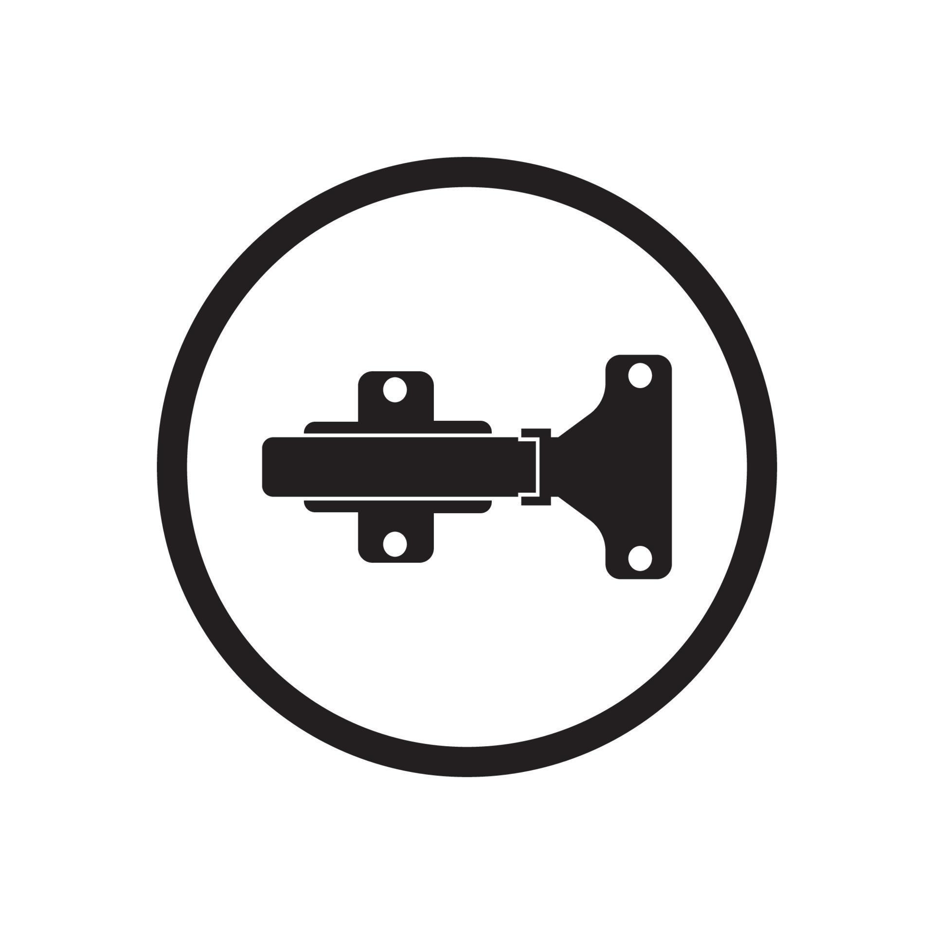 Door hinge icon design template. Trendy style, vector illustration 16817852 Vector Art at Vecteezy