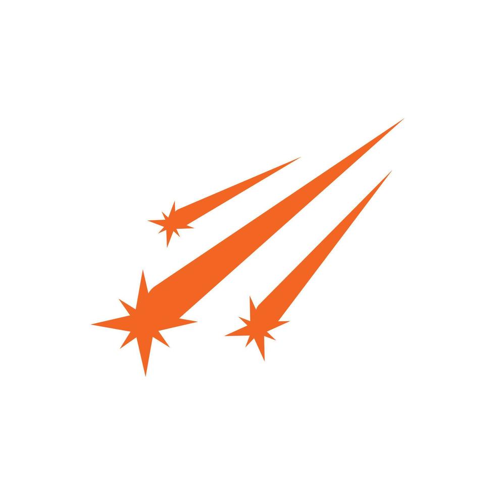 diseño de plantilla de vector de logotipo de meteorito