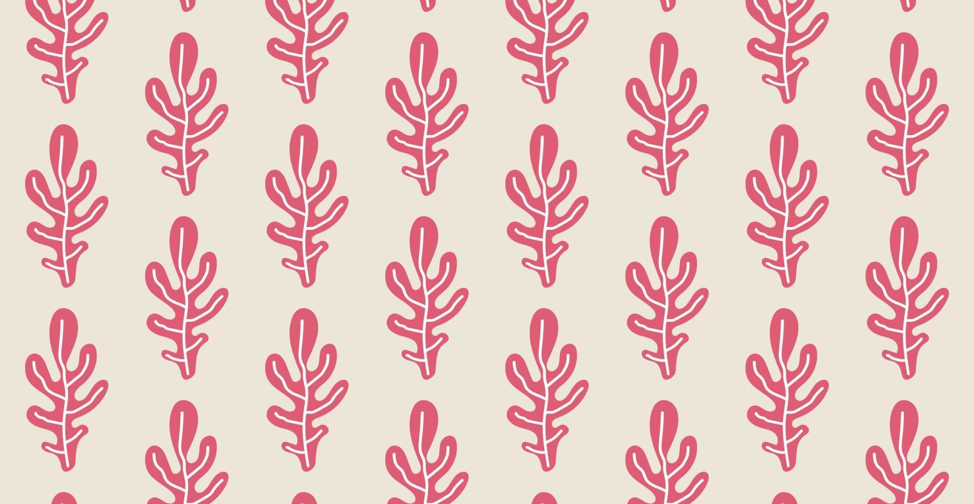 vector matisse forma patrón floral sin costuras ilustración de vector plano colorido de moda