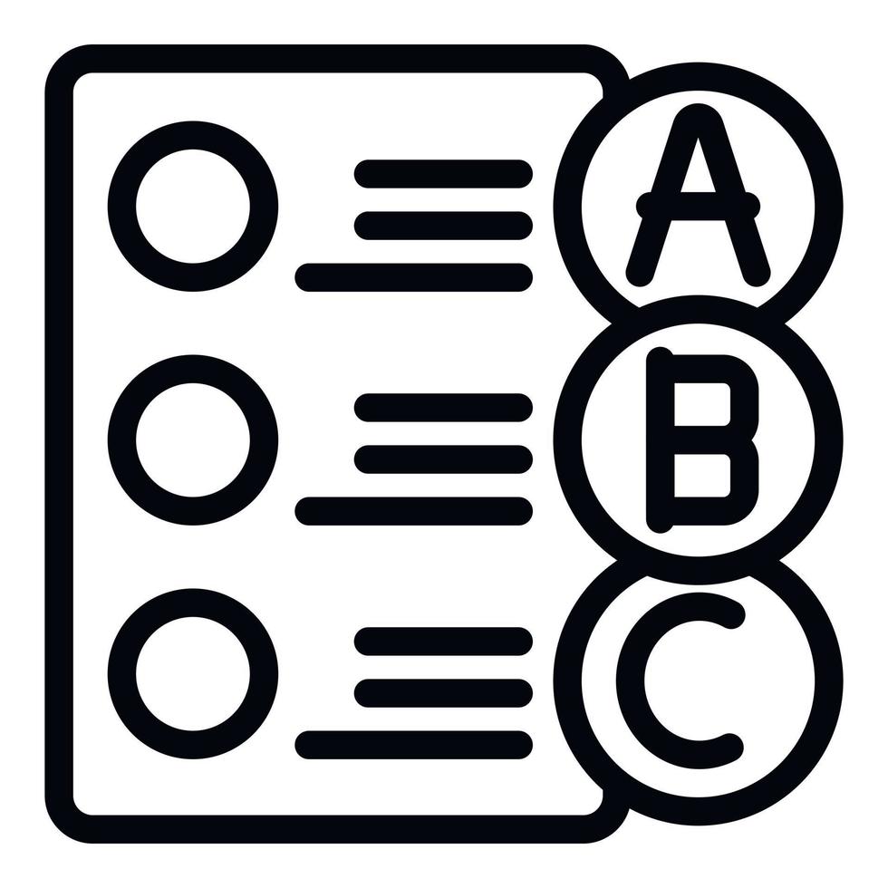 Child early learning icon outline vector. School learn vector